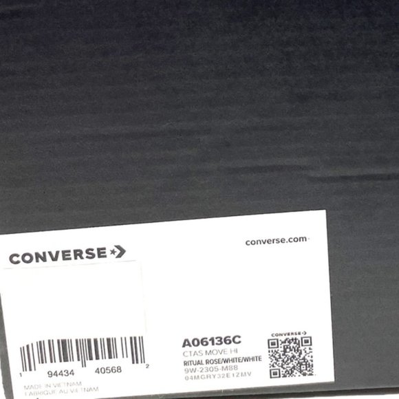 Converse Chuck Taylor Move Platform Sneakers Ritual Rose Hi Canvas Women A06136C - Picture 9 of 11